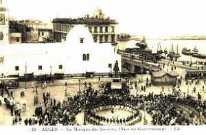 2741- Alger - Place du Gouvernement - Musique des Zouaves